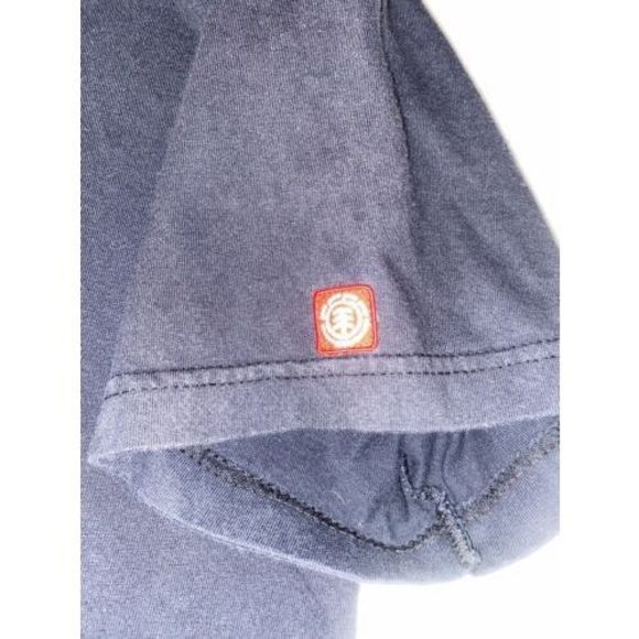 Element Skateboards Mens Black T Shirt Size L Red Logo Graphic - Picture 5 of 5